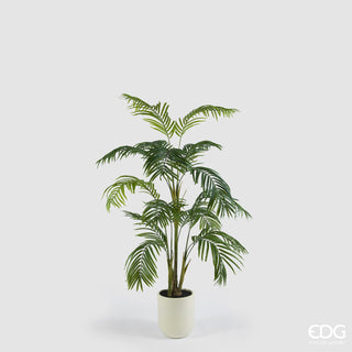 EDG Enzo De Gasperi Künstliche Areca-Palme, Vogue-Pflanze mit Vase, H 183 cm