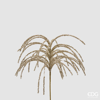 EDG Enzo De Gasperi Ramo Natalizio Spiga Glitter H60 cm Oro