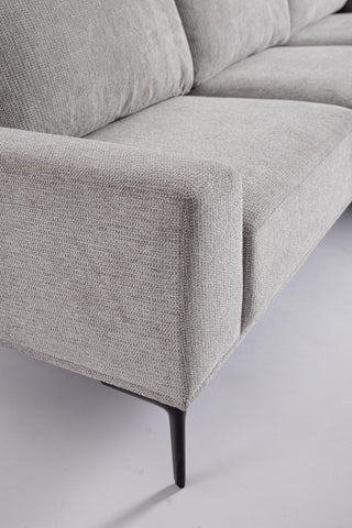 Andrea Bizzotto Tecla 3-Seater Sofa Natural Bouclè 191 cm