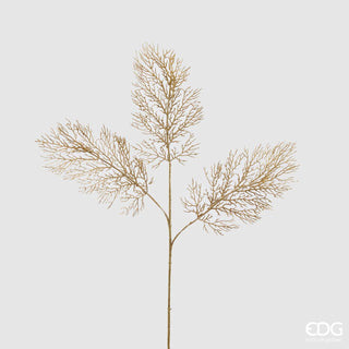 EDG Enzo De Gasperi Coral Branch Olis Glitter H75 cm Gold