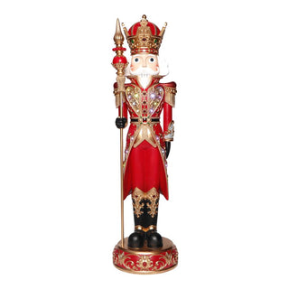 Timstor Poly Nutcracker Soldier with LED and Music H153 cm