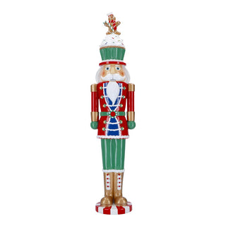 Timstor Nutcracker Soldier with Gingerbread Poly H69 cm