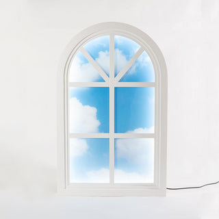 Seletti Grenier Window Lamp in Wood H90 cm
