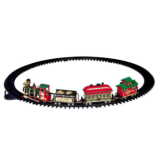 Lemax Collections Set Treno 16 pezzi Yuletide Express Movimento e Suoni