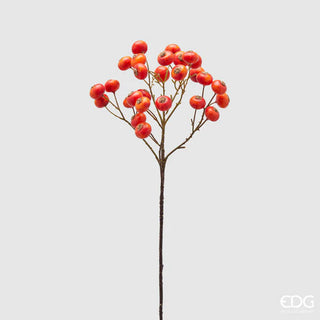 EDG Enzo De Gasperi Ramo Bacche H60 cm Rosso