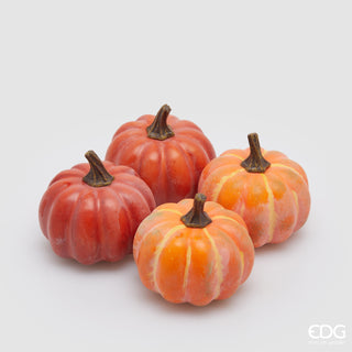 EDG Enzo De Gasperi Set 4 Zucche H8 cm