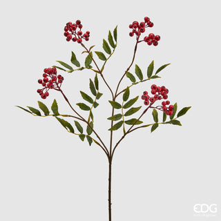 EDG Enzo De Gasperi Christmas Branch Glory Berries H70 cm Red