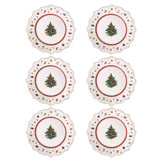 Villeroy &amp; Boch Toy's Delight Frühstücksteller-Set, 6-teilig, Weiß, D24 cm