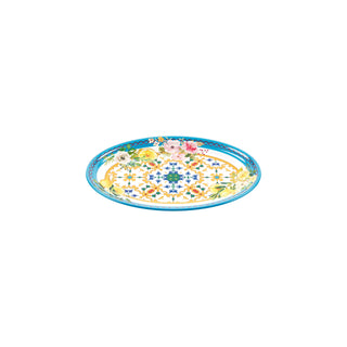 Guzzini Flower&amp;Lemon Oval Tray in Melamine