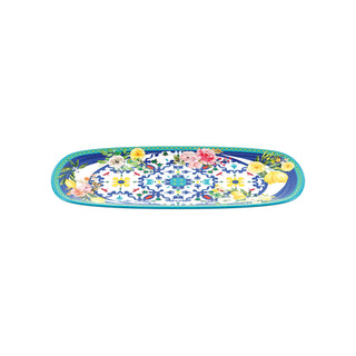 Guzzini Flower&amp;Lemon Rectangular Tray in Melamine