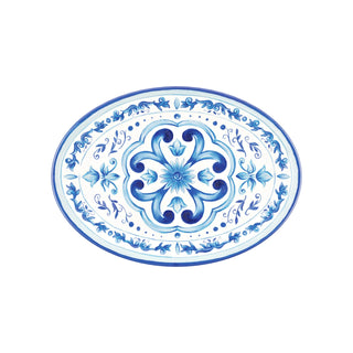 Guzzini Large Oval Tray Blues in Melamine