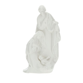 Hervit Holy Family in White Porcelain H25 cm