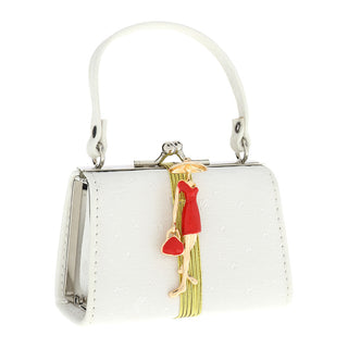 Hervit Kelly Mademoiselle White Handbag 10 cm