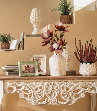 L'Oca Nera Cornice Portafoto Grande Effetto Anticato 18x23 cm in Resina