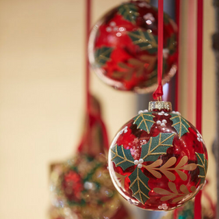 EDG Enzo De Gasperi Mistletoe Christmas Ball D12 cm
