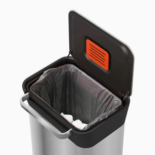 Joseph&Joseph Compattatore per Rifiuti Titan 30L in Acciaio Inox