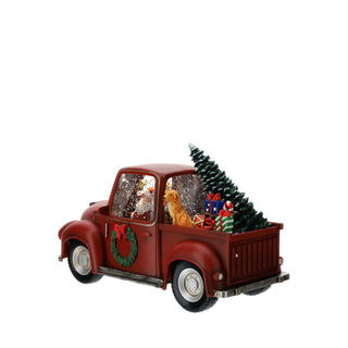 Hervit Creations Pick Up di Babbo Natale con Led