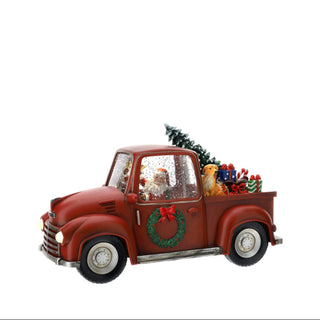 Hervit Creations Pick Up di Babbo Natale con Led