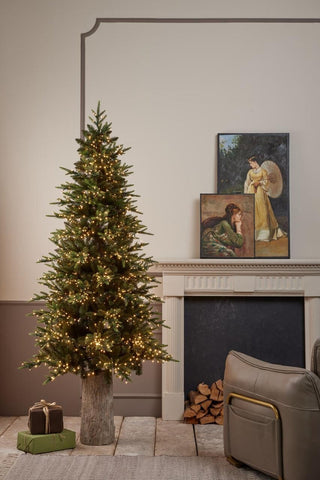 EDG Enzo de Gasperi Christmas Tree Pine Luxury New 240 cm with 4000 mini LEDs D115 cm
