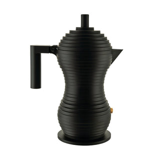 Alessi Coffee Maker Pulcina Black Steel