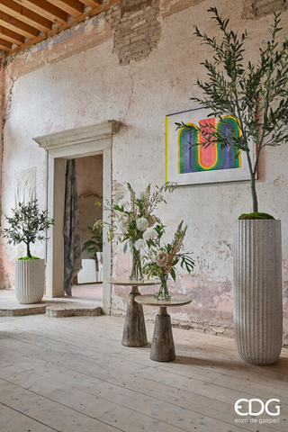 EDG Enzo De Gasperi Protea Composizione con Foglie H71 cm