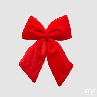 EDG Enzo De Gasperi Fiocco In Velluto Rosso 20X15 cm