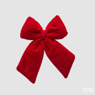 EDG Enzo De Gasperi Fiocco In Velluto Burgundy 20X15 cm