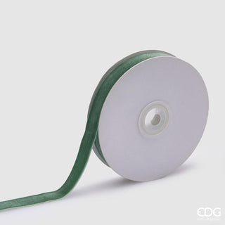 EDG Enzo de Gasperi Velvet Ribbon 16mm 10 Meters Green