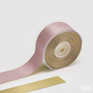 EDG Enzo de Gasperi Classic Ribbon 40 mm Double Face 10 Meters Rose Gold