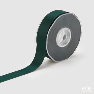 EDG Enzo de Gasperi Double Satin Ribbon 25mm 20m Dark Green