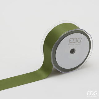 EDG Enzo de Gasperi Double Satin Ribbon 40mm 20m Green
