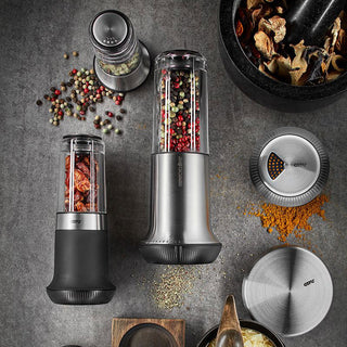 Gefu Salt or Pepper Grinder X-Plosion M in Stainless Steel