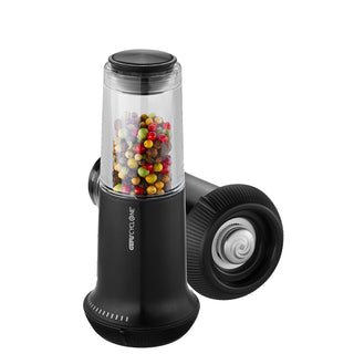 Gefu Salt or Pepper Grinder X-Plosion M in Black Stainless Steel