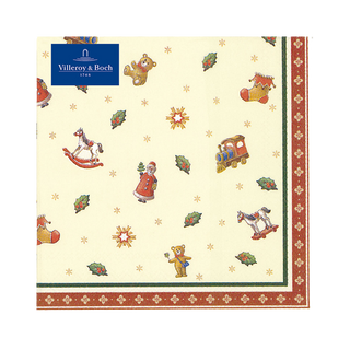 Villeroy & Boch Winter Specials Tovaglioli Toys 33x33 cm 20 Pezzi