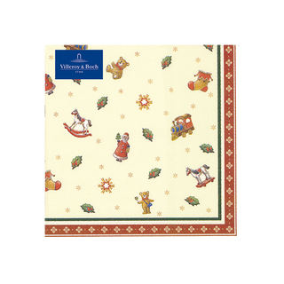 Villeroy & Boch Winter Specials Tovaglioli Toys 25x25 cm 20 Pezzi