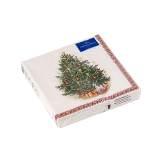 Villeroy & Boch Winter Specials Tovaglioli L'Albero di Natale 25x25 cm 20 Pezzi