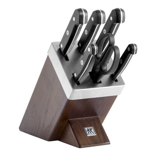 Zwilling Ceppo di Coltelli 7 Pezzi Gourmet in Legno Marrone