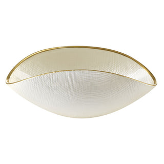 Onlylux Burano Cup Pearl White Gold Edge 38x11 cm