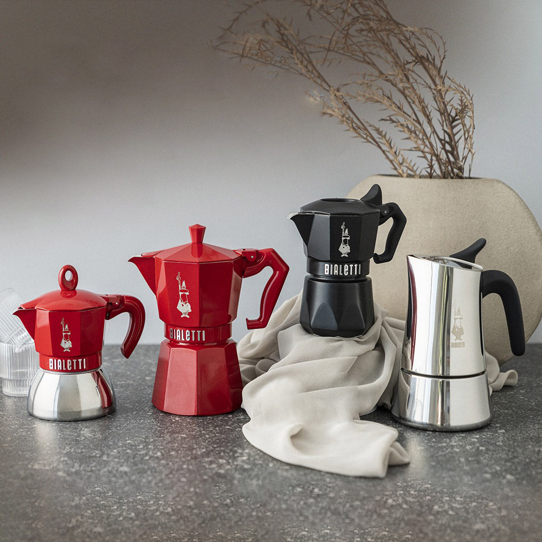 Bialetti Moka Exclusive 2 Cups Induction Red – Le Gioie