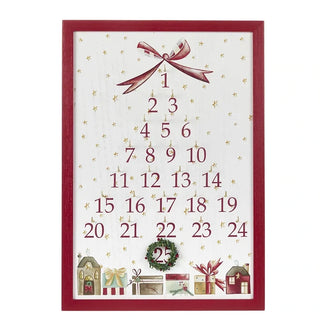 Nuvole di Stoffa Quadro Calendario Dell'Avvento Carol 35x50 cm