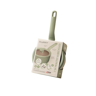 BergHOFF Pentolino Antiaderente con Coperchio Leo Balance 18 cm Sage