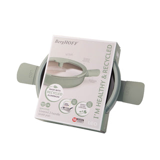 BergHOFF Tegame 2 Manici Antiaderente con Coperchio Leo Balance 26 cm Sage