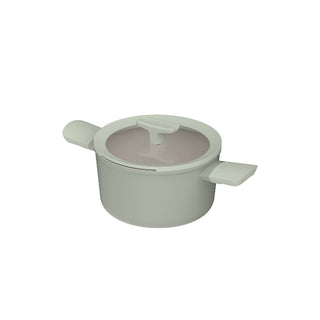 BergHOFF Casseruola Antiaderente con Coperchio Leo Balance 20 cm Sage