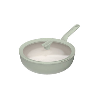 BergHOFF Padella Wok Antiaderente con Coperchio Leo Balance 28 cm Sage