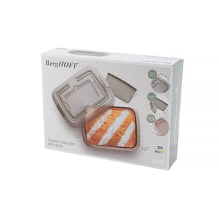 BergHOFF Teglia con Coperchio e Tagliafette Leo Balance in Carbon Steel