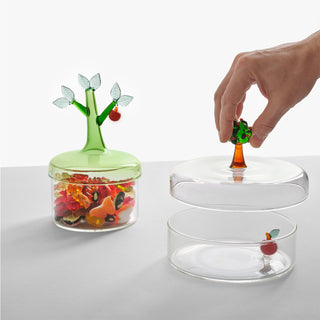 Ichendorf Milano Red Apple Scatola Melo in Vetro Borosilicato