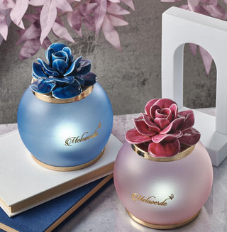 Melaverde Small Sphere Lamp Orchid Powder