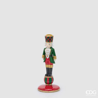 EDG Enzo De Gasperi Portacandela Soldatino H25 cm