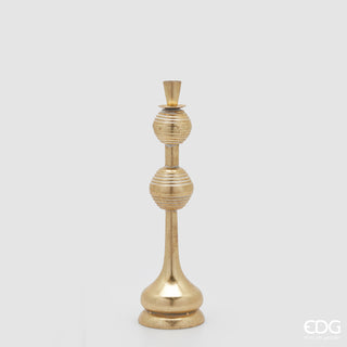EDG Enzo De Gasperi Metal Sphere Candle Holder H43 D12 cm