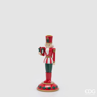 EDG Enzo De Gasperi Portacandela Soldatino H26 cm